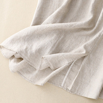 Lumi™ | Lätt och luftig linnekjol med broderade detaljer